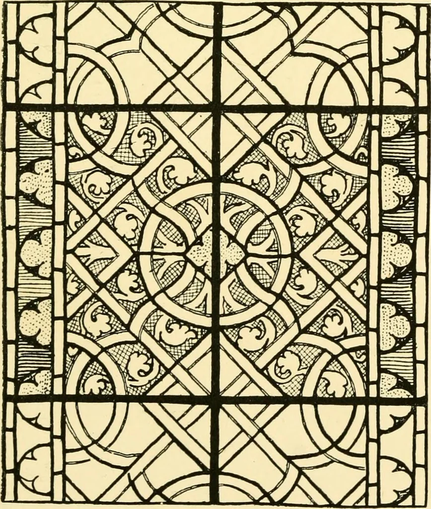 An illustration from Windows; a book about stained & painted glass, 1897, leaf 198