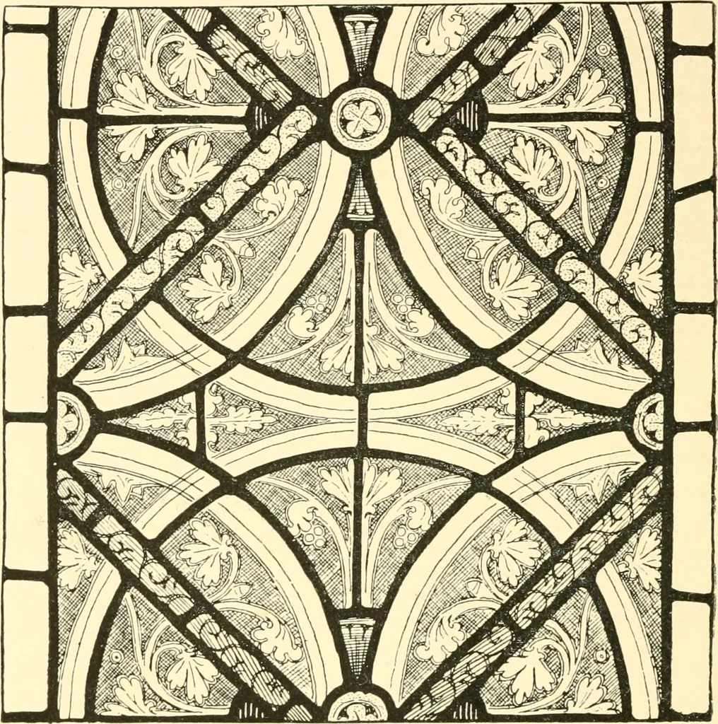 An illustration from Windows; a book about stained & painted glass, 1897, leaf 199