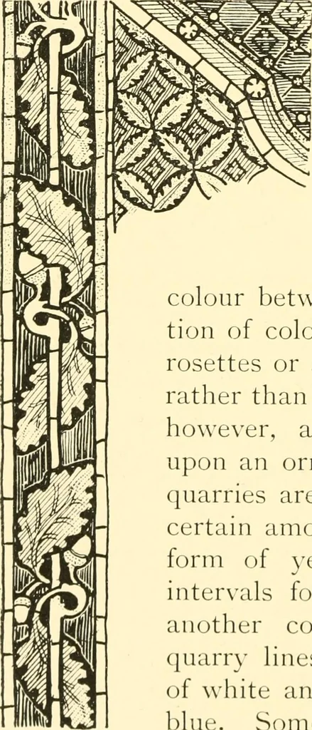 An illustration from Windows; a book about stained & painted glass, 1897, leaf 201