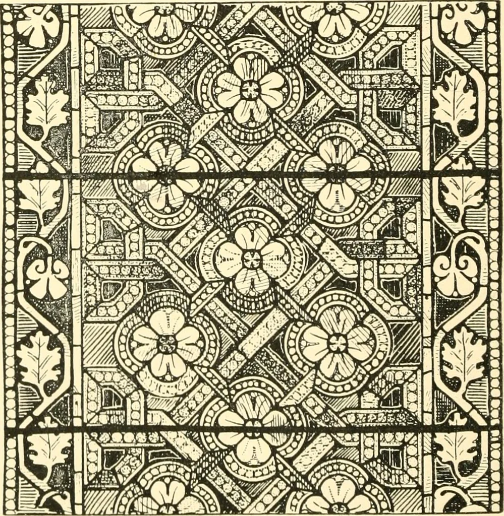 An illustration from Windows; a book about stained & painted glass, 1897, leaf 203
