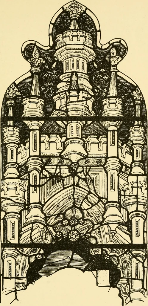 An illustration from Windows; a book about stained & painted glass, 1897, leaf 214
