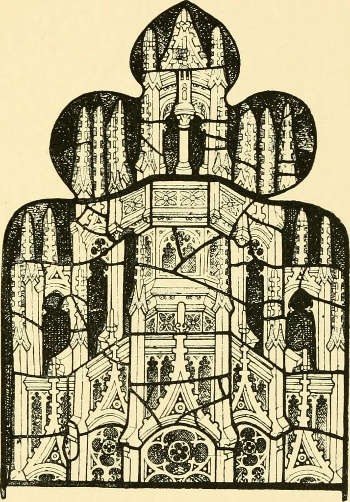 An illustration from Windows; a book about stained & painted glass, 1897, leaf 216