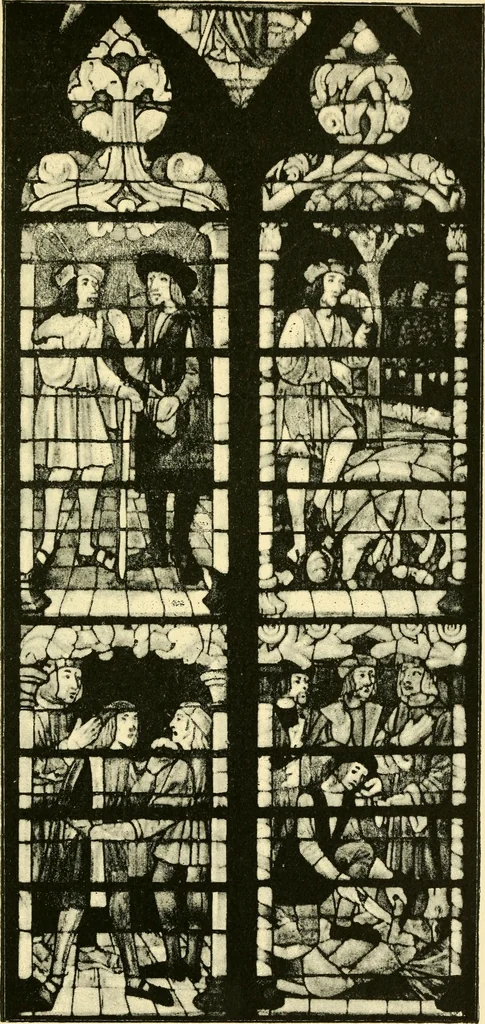 An illustration from Windows; a book about stained & painted glass, 1897, leaf 232
