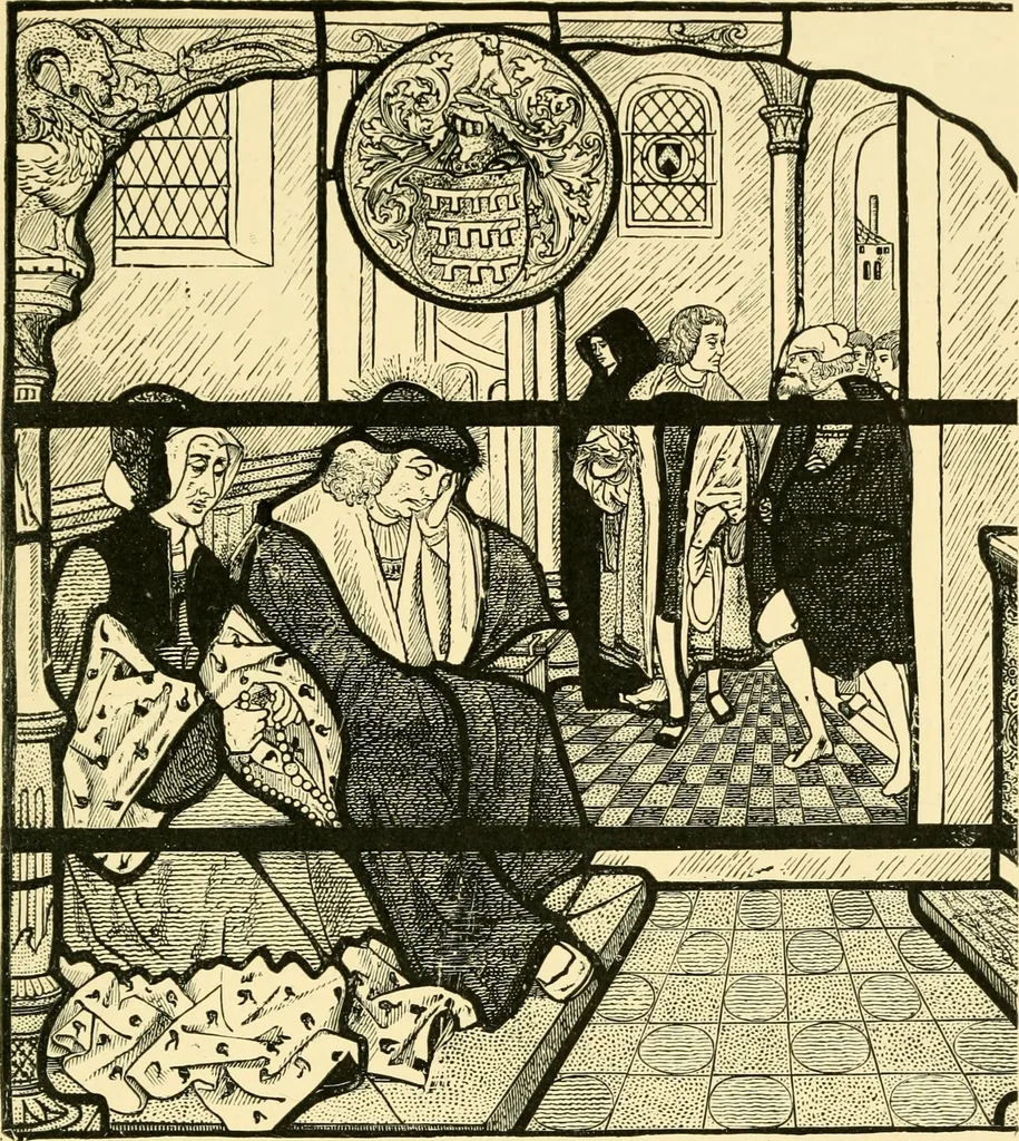 An illustration from Windows; a book about stained & painted glass, 1897, leaf 242