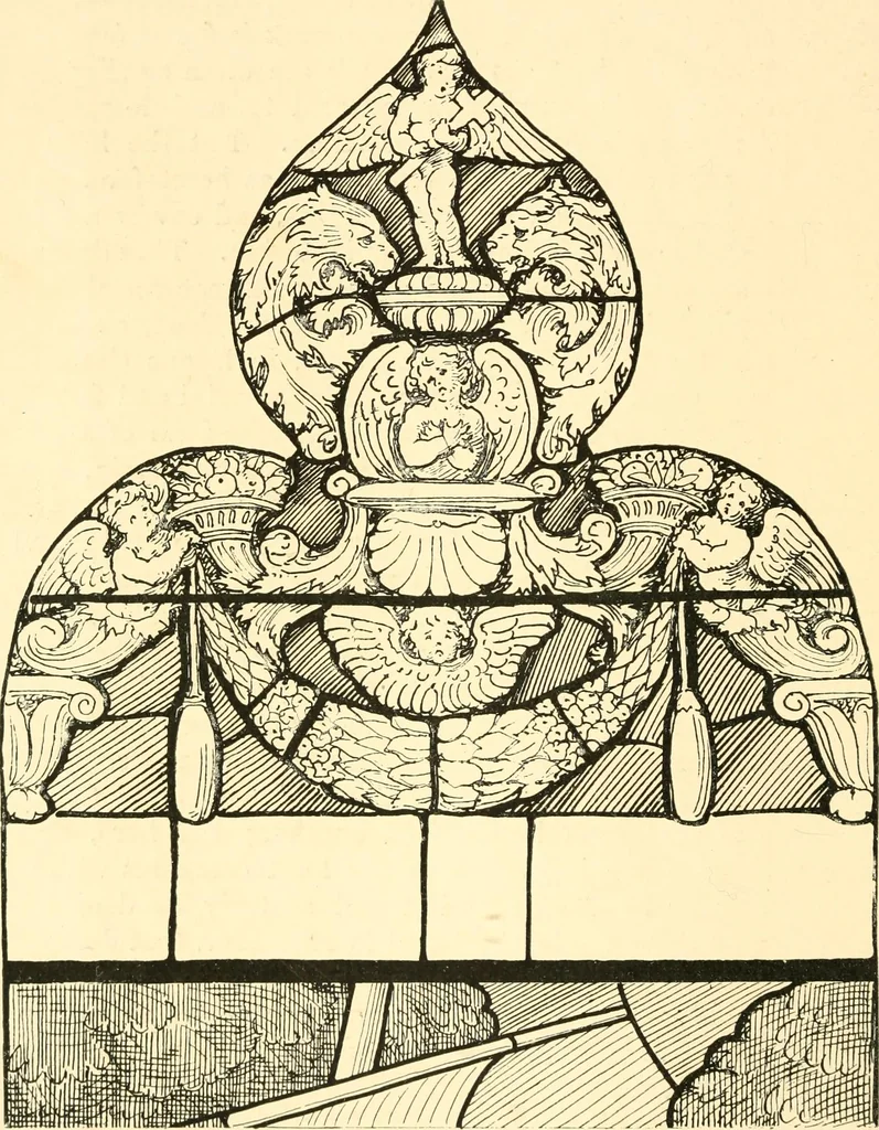 An illustration from Windows; a book about stained & painted glass, 1897, leaf 245