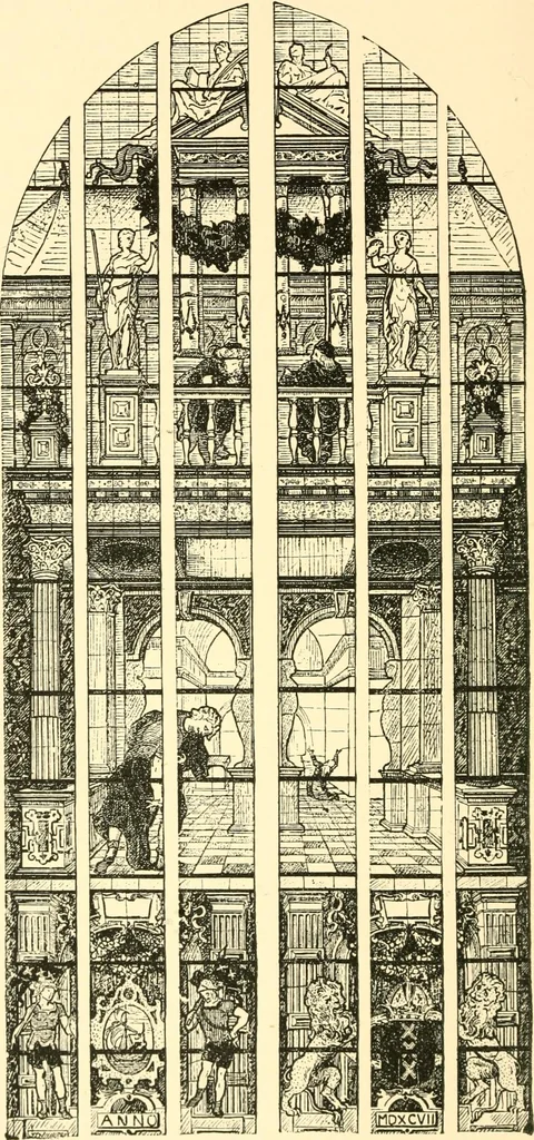 An illustration from Windows; a book about stained & painted glass, 1897, leaf 265