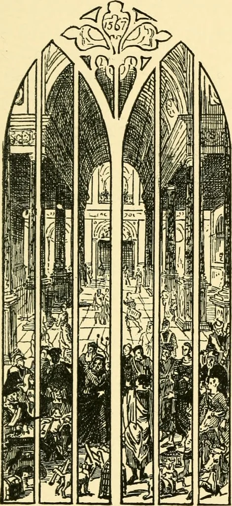 An illustration from Windows; a book about stained & painted glass, 1897, leaf 288