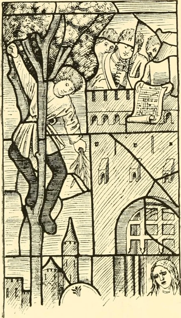 An illustration from Windows; a book about stained & painted glass, 1897, leaf 295