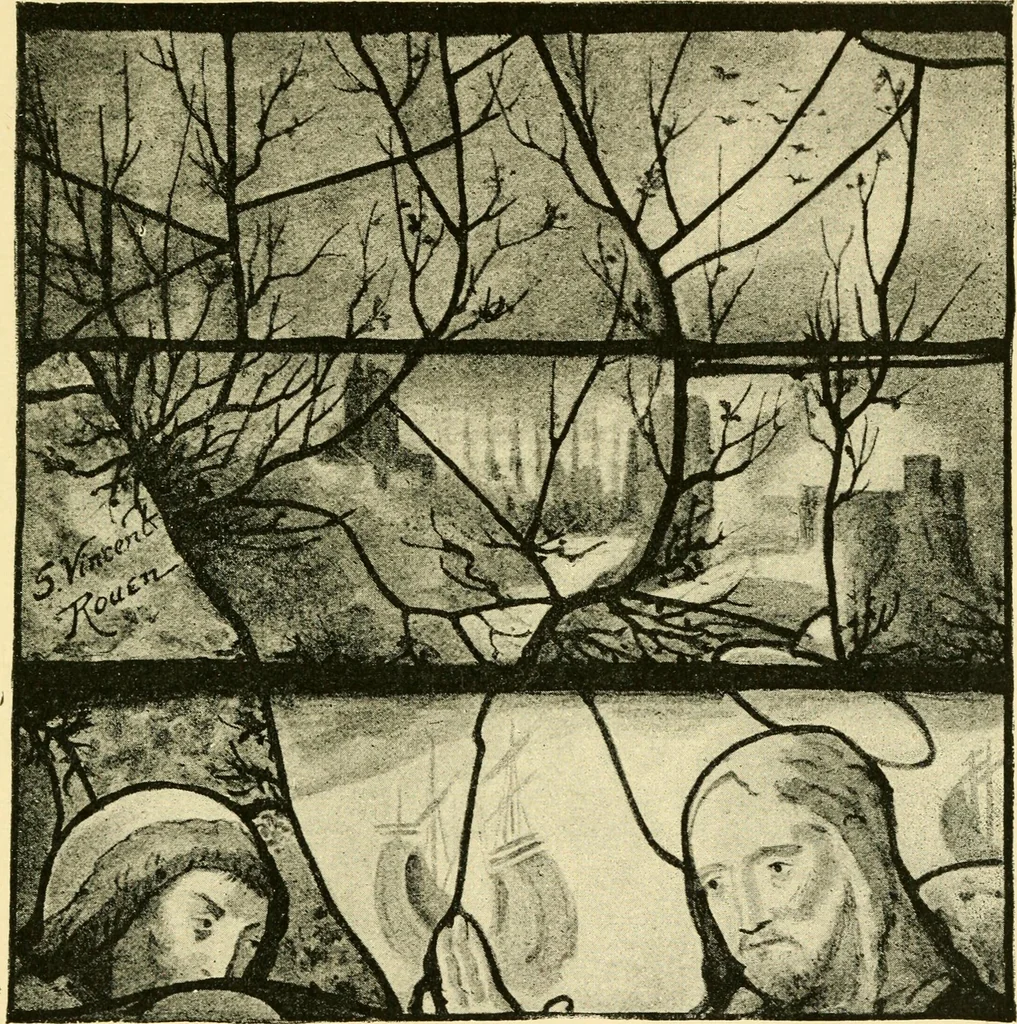 An illustration from Windows; a book about stained & painted glass, 1897, leaf 300