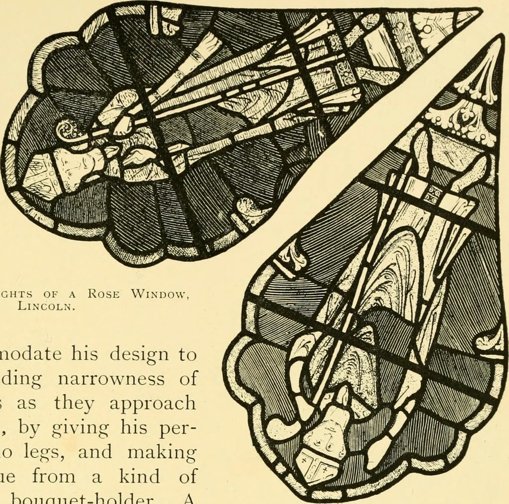 An illustration from Windows; a book about stained & painted glass, 1897, leaf 322