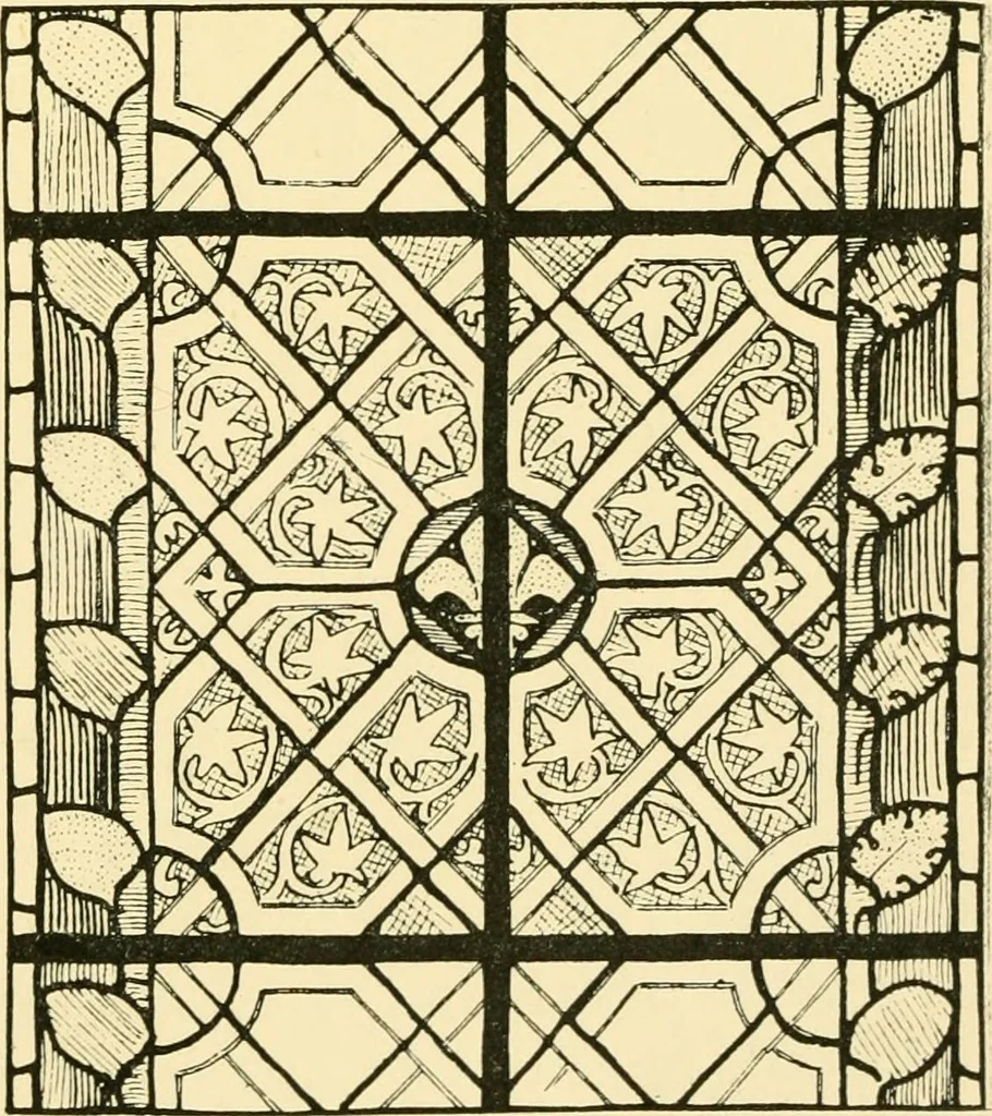 An illustration from Windows; a book about stained & painted glass, 1897, leaf 330