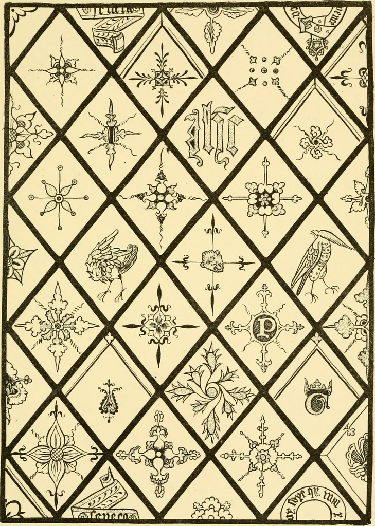 An illustration from Windows; a book about stained & painted glass, 1897, leaf 336