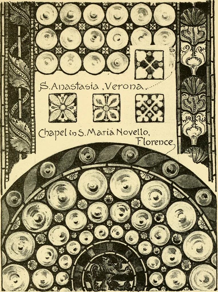 An illustration from Windows; a book about stained & painted glass, 1897, leaf 340