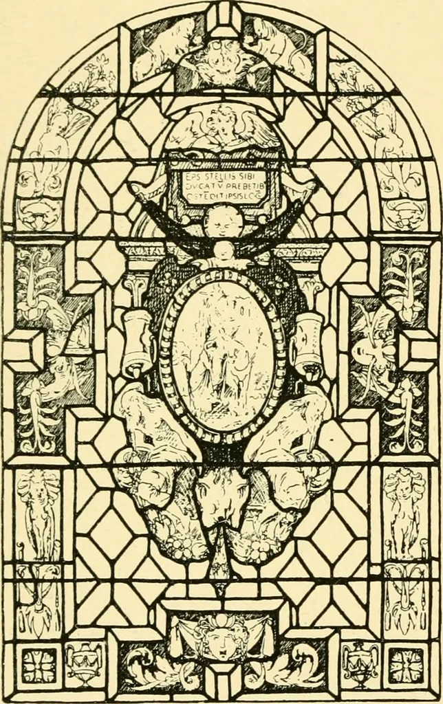 An illustration from Windows; a book about stained & painted glass, 1897, leaf 350