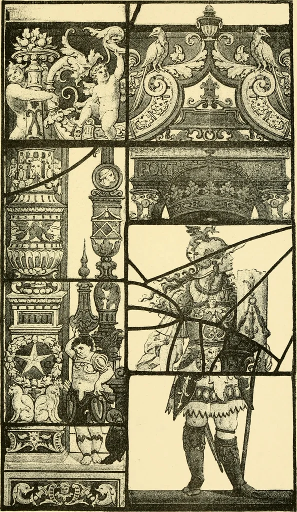 An illustration from Windows; a book about stained & painted glass, 1897, leaf 356