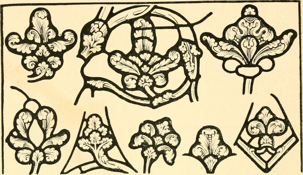 An illustration from Windows; a book about stained & painted glass, 1897, leaf 379