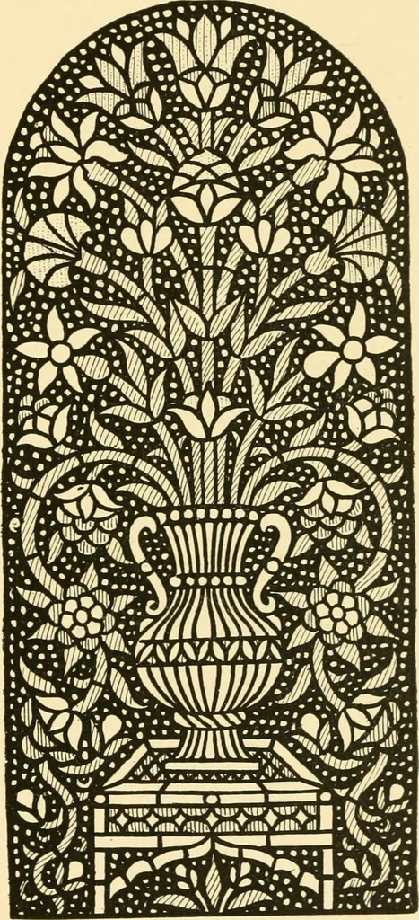 An illustration from Windows; a book about stained & painted glass, 1897, leaf 38