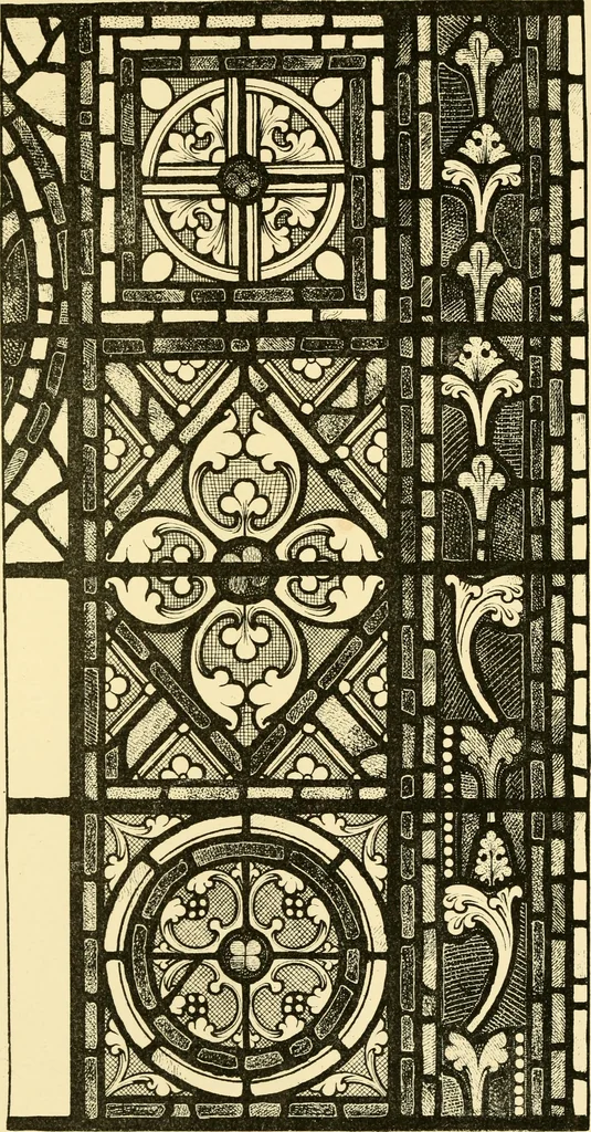 An illustration from Windows; a book about stained & painted glass, 1897, leaf 384