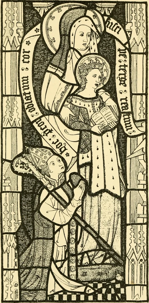 An illustration from Windows; a book about stained & painted glass, 1897, leaf 396
