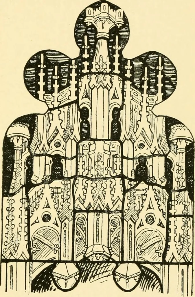An illustration from Windows; a book about stained & painted glass, 1897, leaf 398