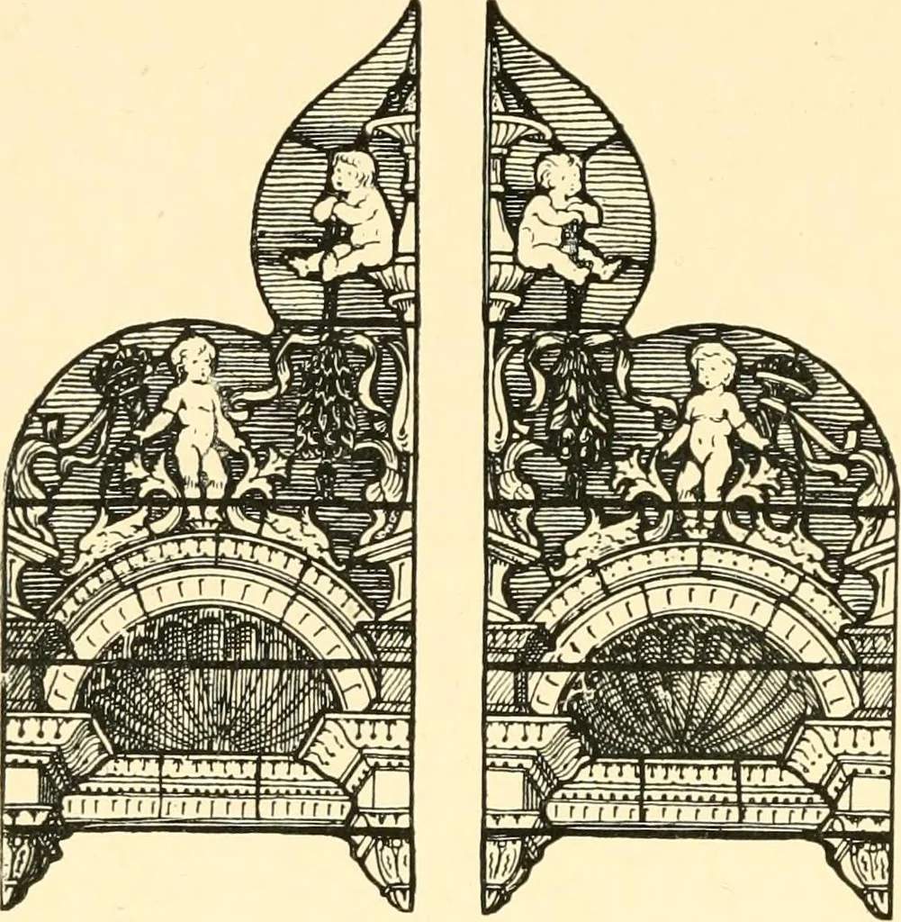 An illustration from Windows; a book about stained & painted glass, 1897, leaf 409