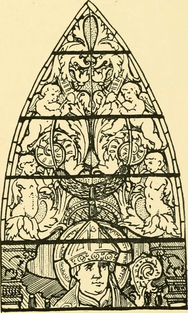 An illustration from Windows; a book about stained & painted glass, 1897, leaf 410