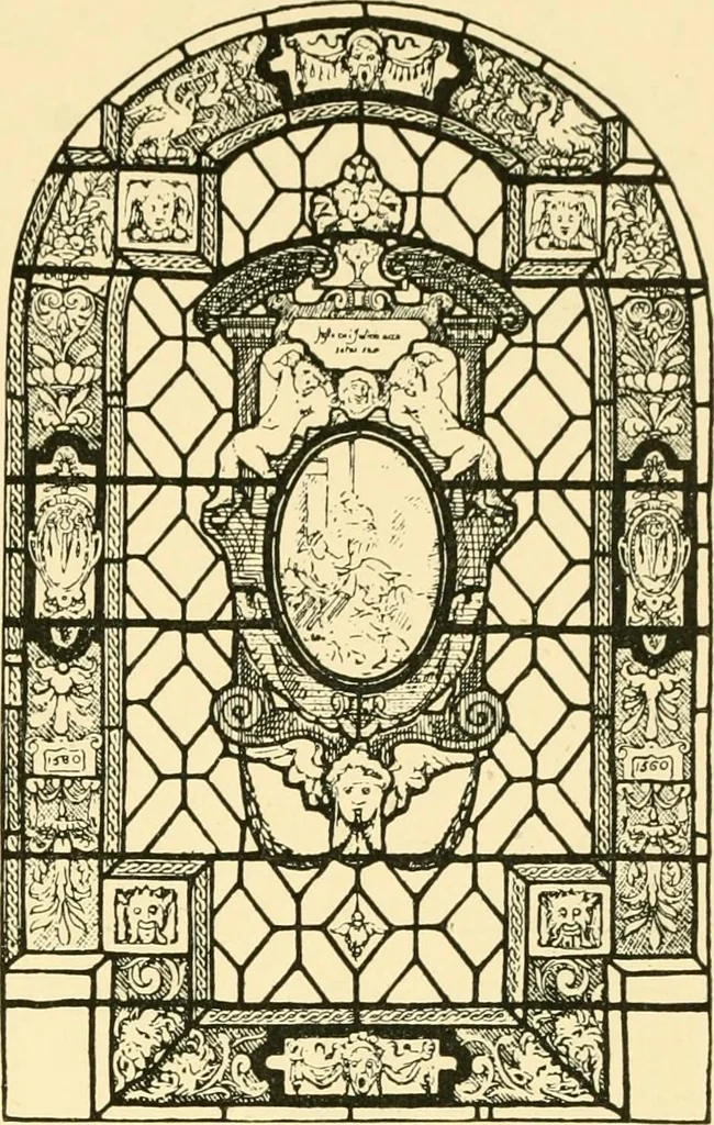 An illustration from Windows; a book about stained & painted glass, 1897, leaf 412