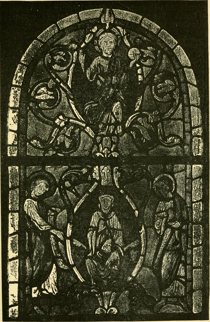 An illustration from Windows; a book about stained & painted glass, 1897, leaf 422