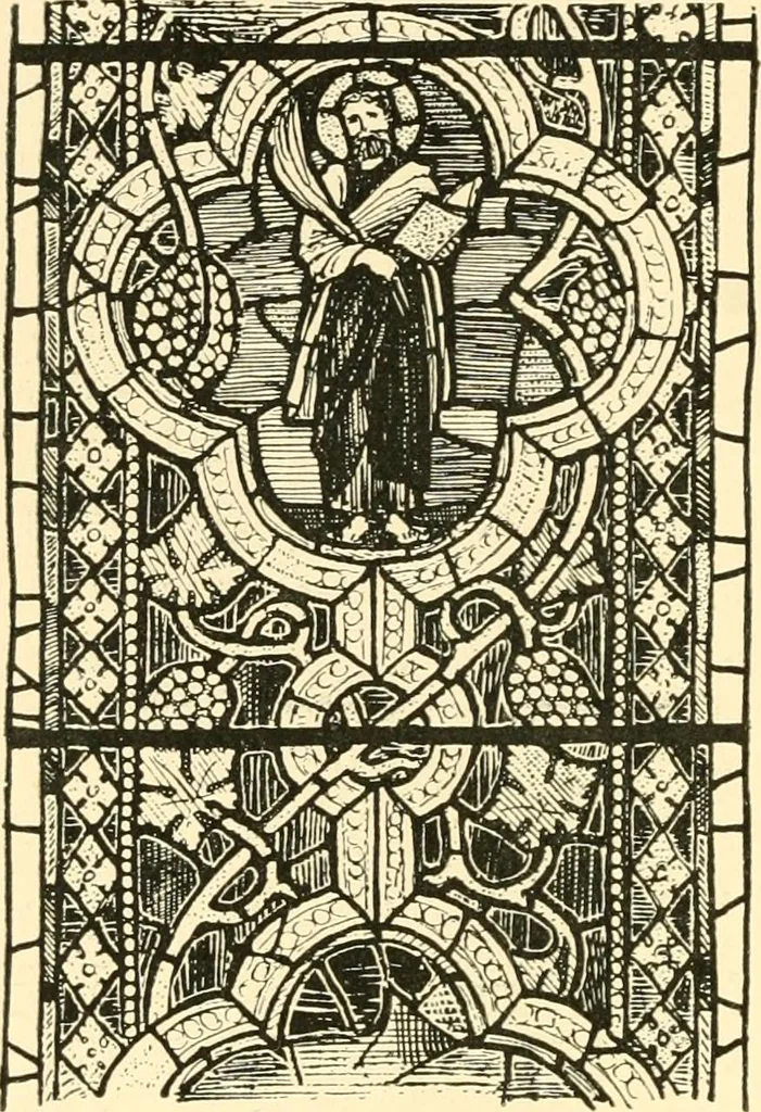 An illustration from Windows; a book about stained & painted glass, 1897, leaf 423