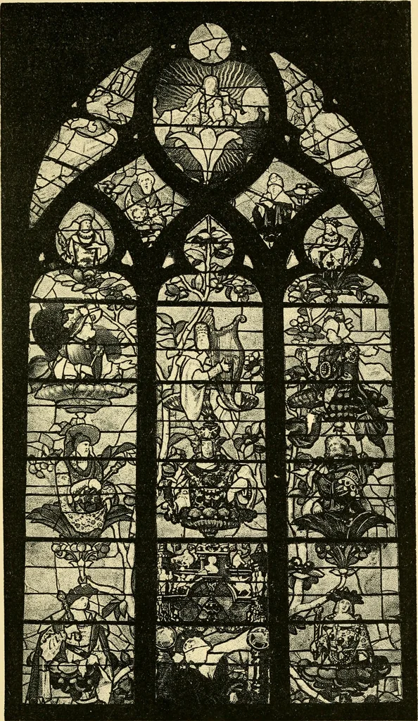 An illustration from Windows; a book about stained & painted glass, 1897, leaf 428