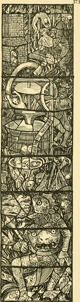 An illustration from Windows; a book about stained & painted glass, 1897, leaf 434