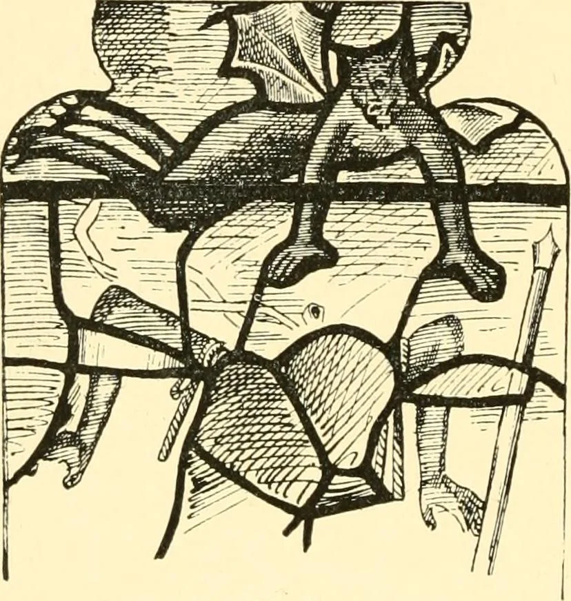 An illustration from Windows; a book about stained & painted glass, 1897, leaf 437