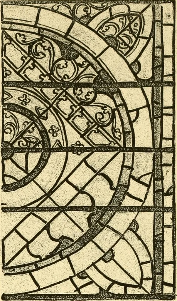 An illustration from Windows; a book about stained & painted glass, 1897, leaf 448