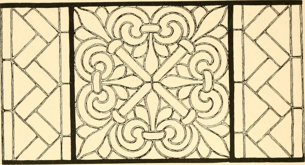 An illustration from Windows; a book about stained & painted glass, 1897, leaf 45