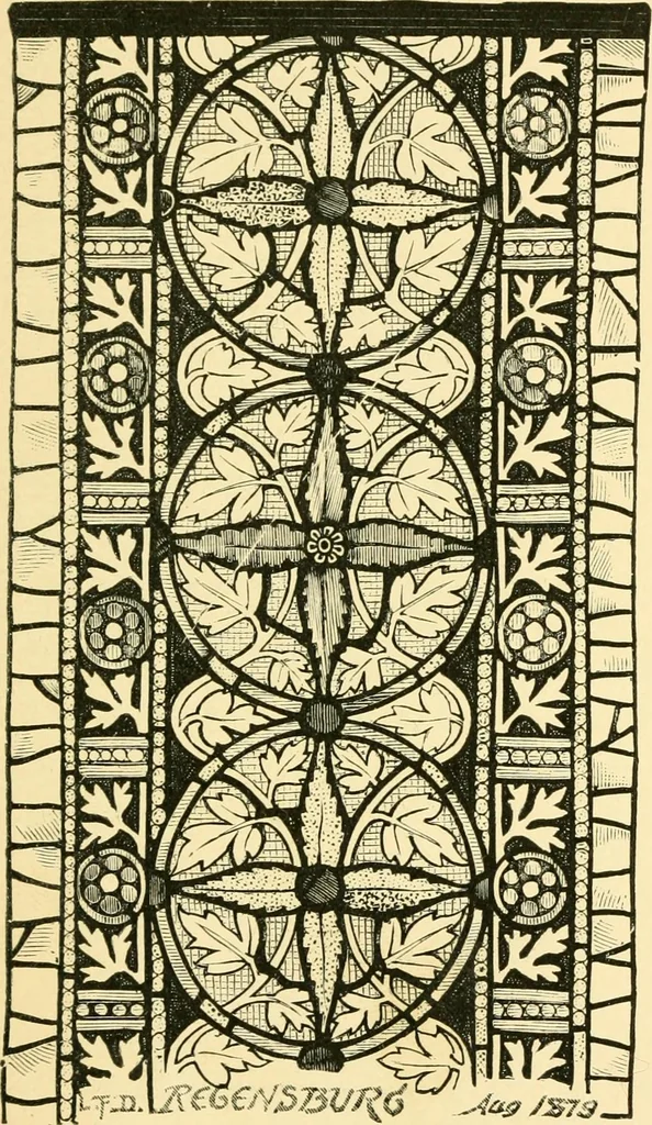 An illustration from Windows; a book about stained & painted glass, 1897, leaf 452