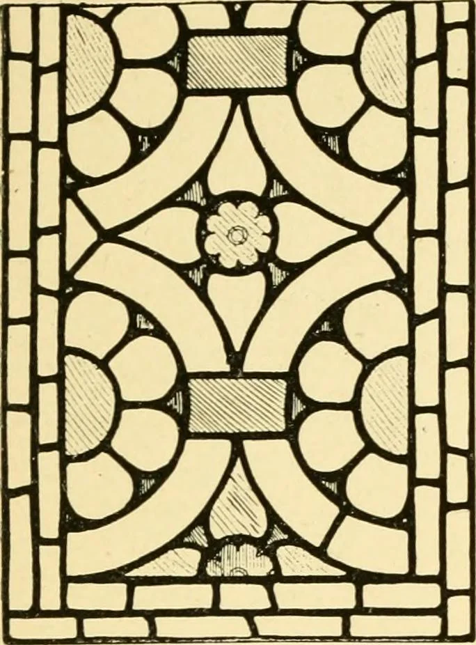 An illustration from Windows; a book about stained & painted glass, 1897, leaf 46