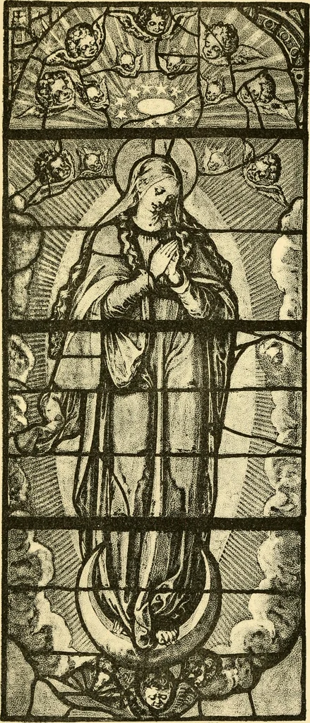 An illustration from Windows; a book about stained & painted glass, 1897, leaf 464