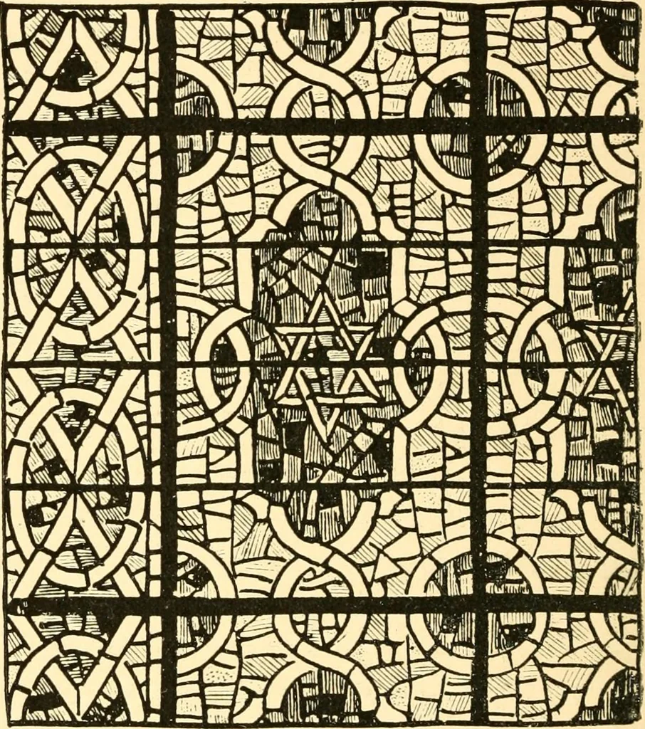An illustration from Windows; a book about stained & painted glass, 1897, leaf 473