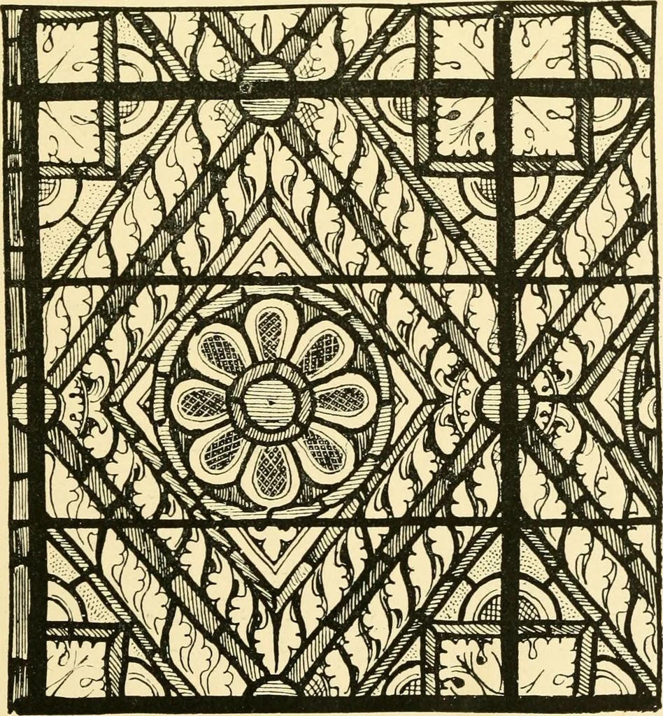 An illustration from Windows; a book about stained & painted glass, 1897, leaf 54