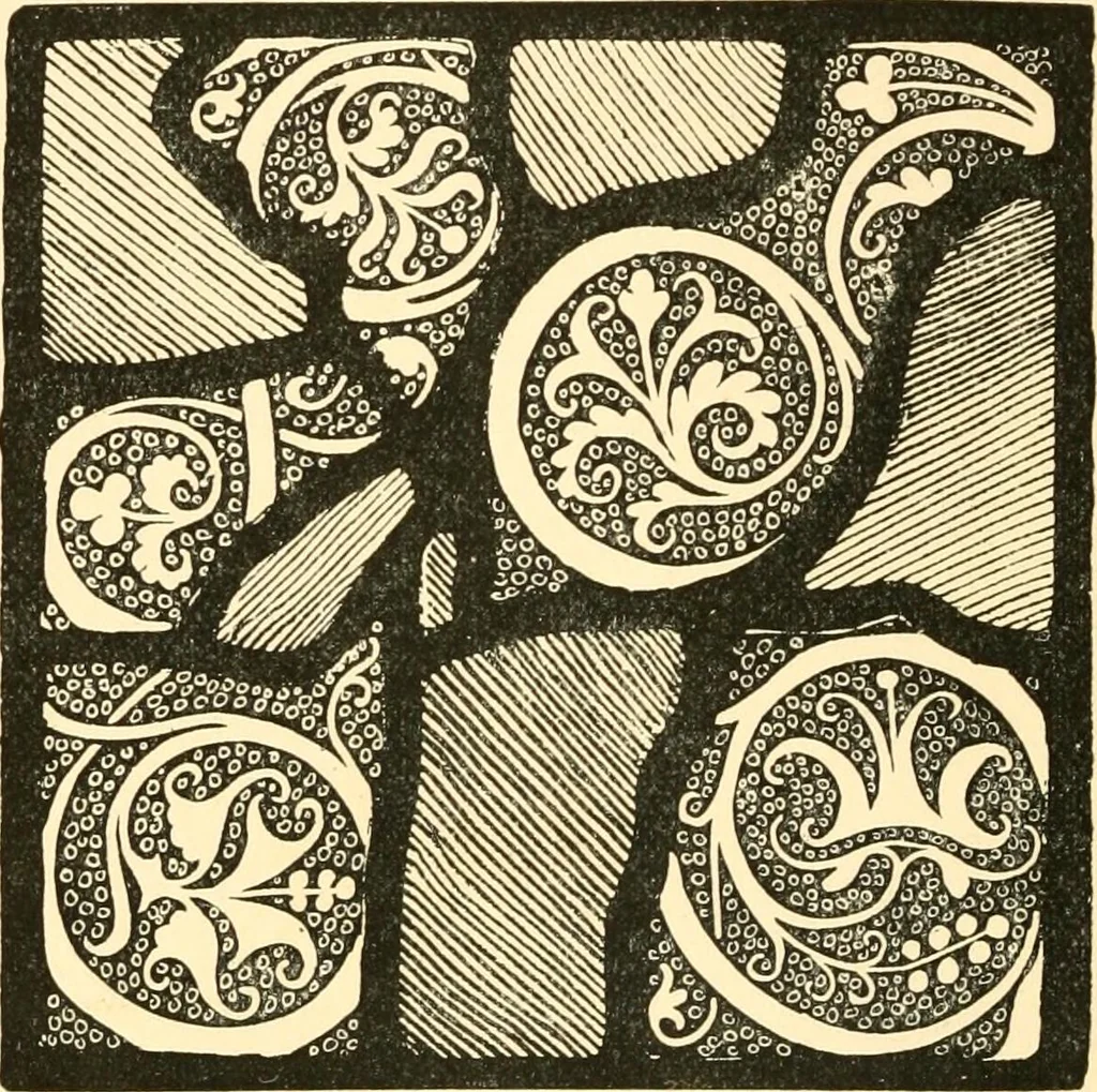 An illustration from Windows; a book about stained & painted glass, 1897, leaf 55