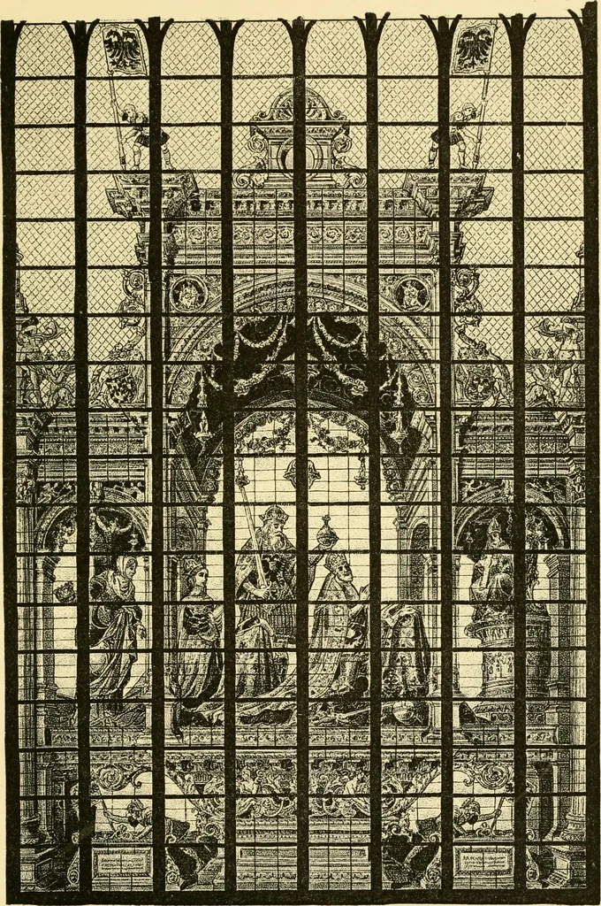 An illustration from Windows; a book about stained & painted glass, 1897, leaf 92
