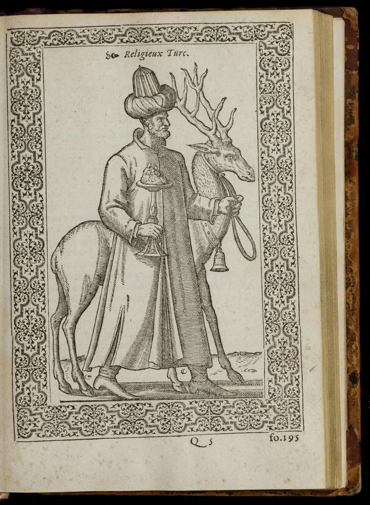 An illustration from Les navigations peregrinations et voyages, faicts en la Turquie, 1576, leaf 276