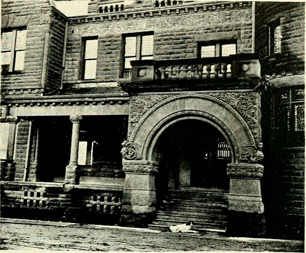 An illustration from Wing & Mahurin, architects, Fort Wayne, Ind, 1896, leaf 106