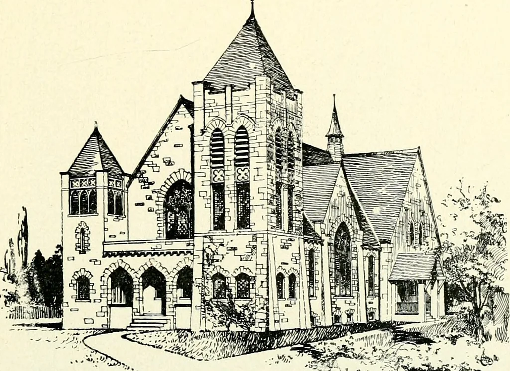 An illustration from Wing & Mahurin, architects, Fort Wayne, Ind, 1896, leaf 28
