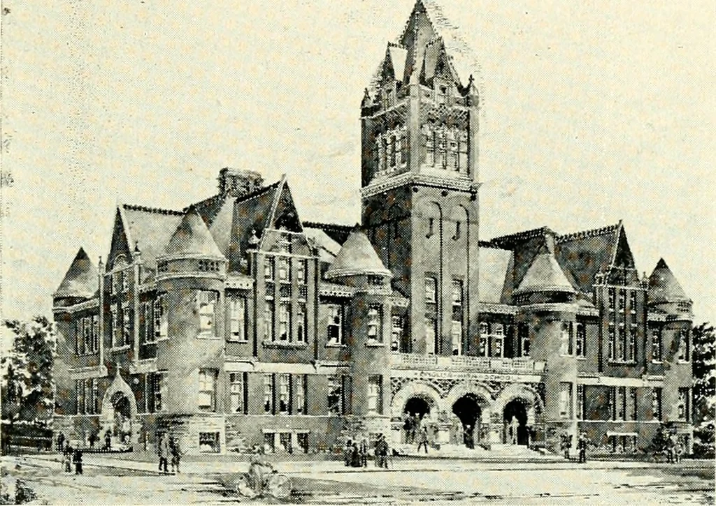 An illustration from Wing & Mahurin, architects, Fort Wayne, Ind, 1896, leaf 38