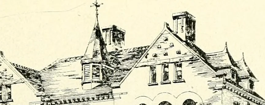 An illustration from Wing & Mahurin, architects, Fort Wayne, Ind, 1896, leaf 44