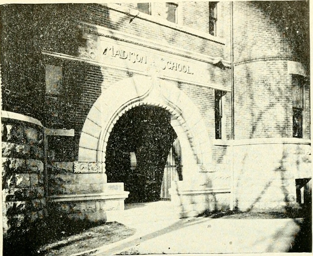 An illustration from Wing & Mahurin, architects, Fort Wayne, Ind, 1896, leaf 50