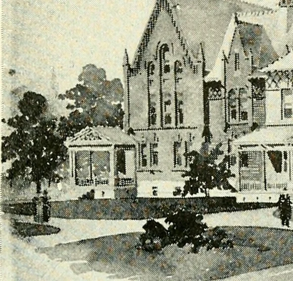 An illustration from Wing & Mahurin, architects, Fort Wayne, Ind, 1896, leaf 6
