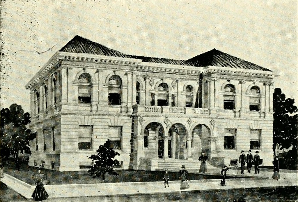 An illustration from Wing & Mahurin, architects, Fort Wayne, Ind, 1896, leaf 68