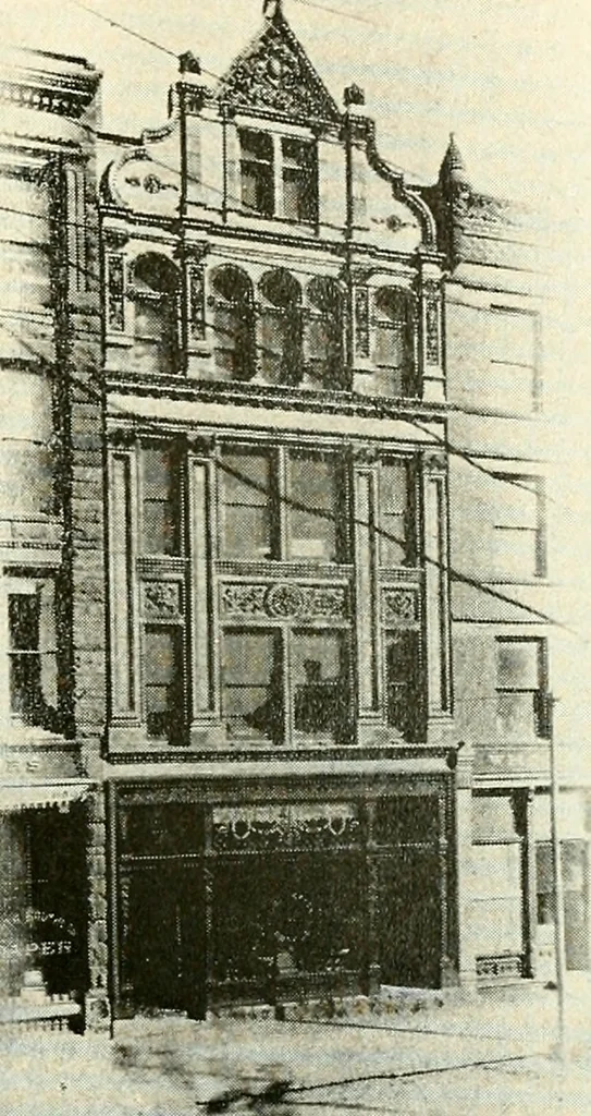 An illustration from Wing & Mahurin, architects, Fort Wayne, Ind, 1896, leaf 86